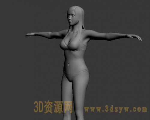 女裸模