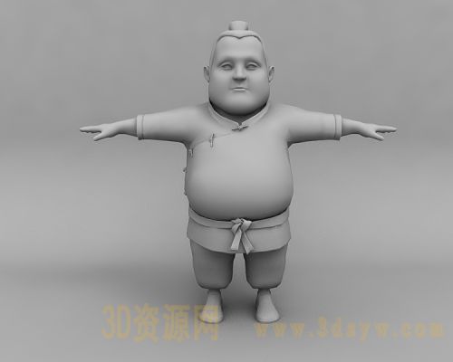 maya小胖男