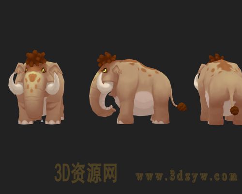 猛犸象 有动画
