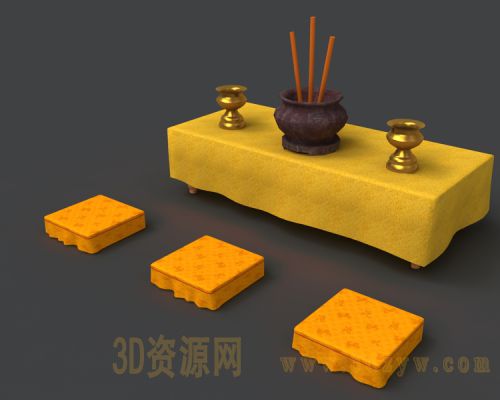 桌台  祭台  香炉