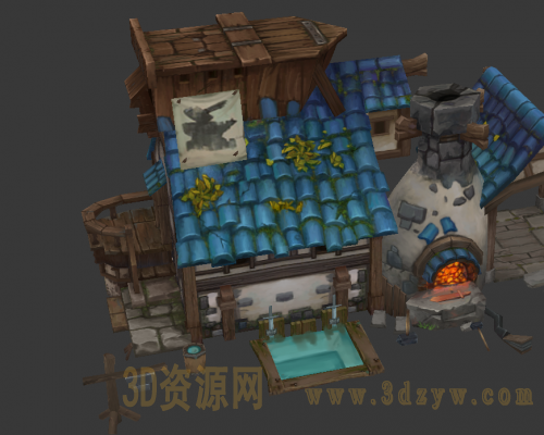 韩风游戏建筑