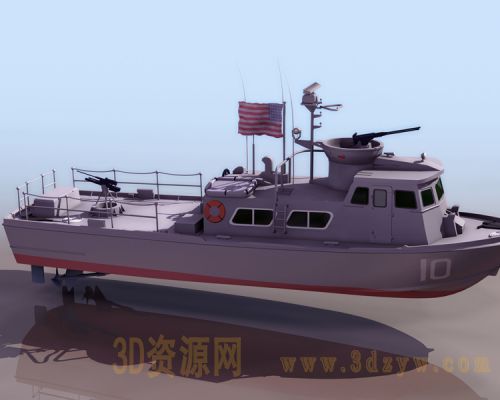 巡逻艇模型