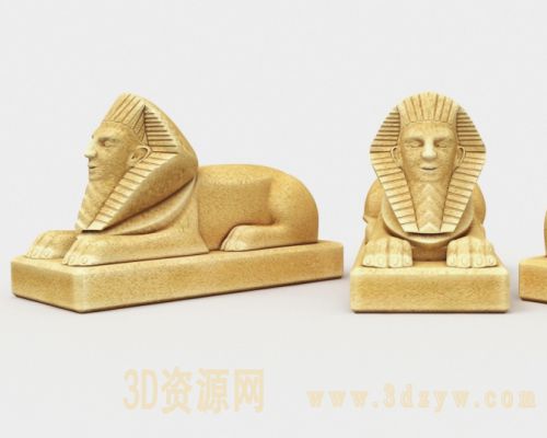 古埃及狮身人面像模型
