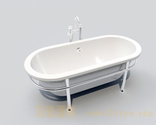 浴缸浴盆3d模型