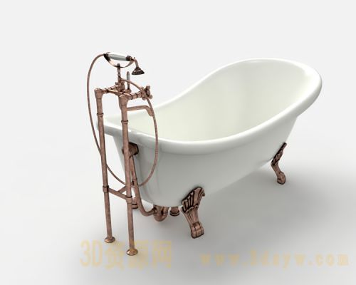 浴缸浴盆3d模型