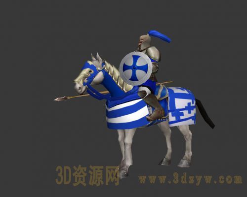 游戏骑兵模型