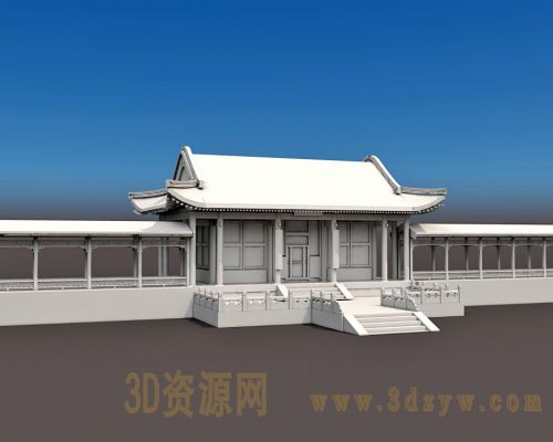 仿古建筑模型