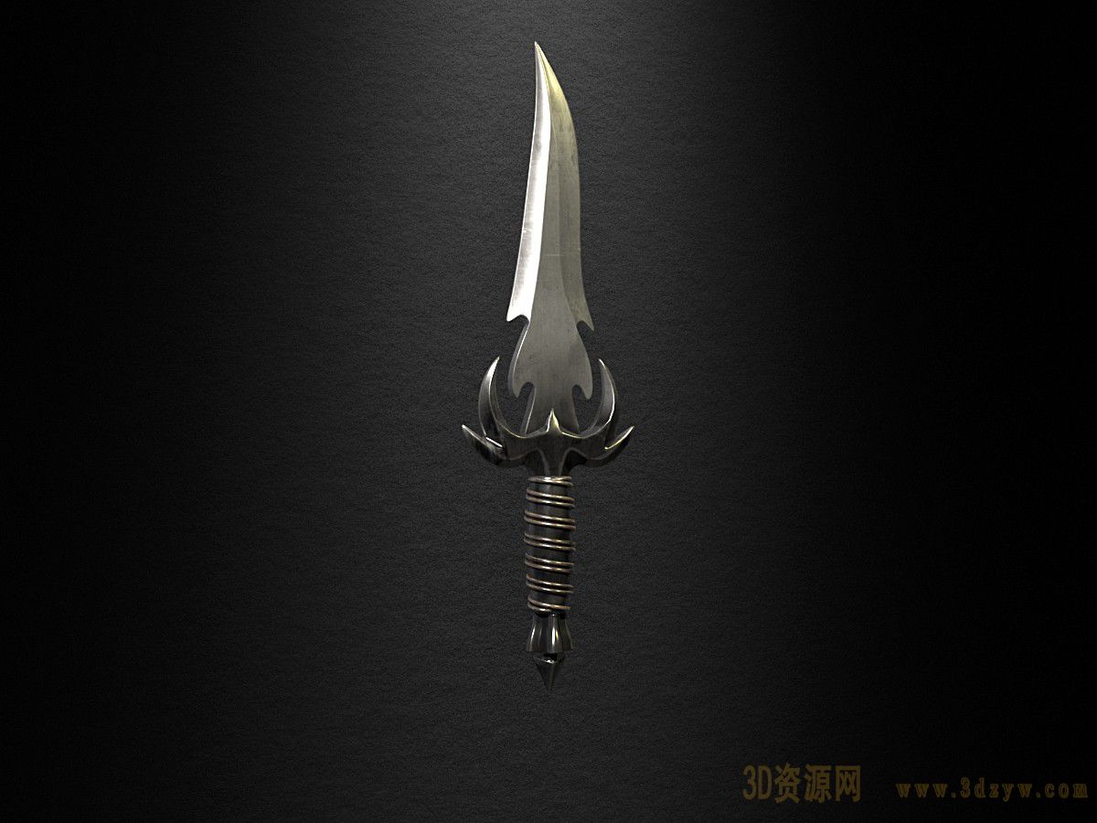 科幻刀剑游戏3D模型-武器模型-微元素 - Element3ds.com!