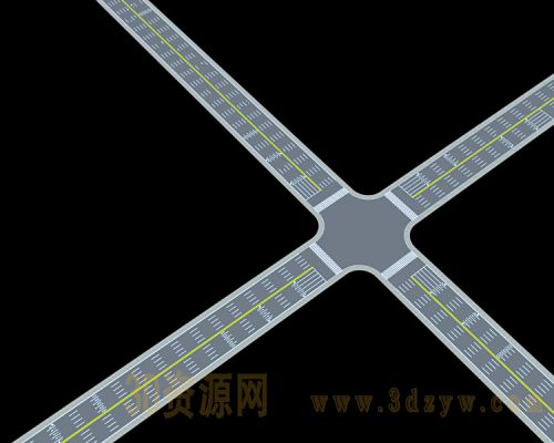公路马路模型