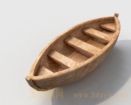 小木船3d模型