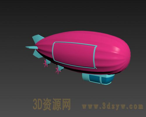 飞艇3d模型
