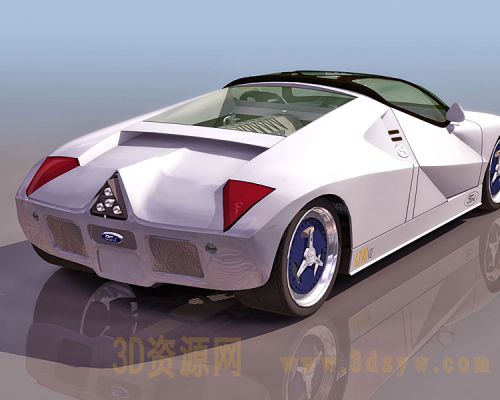 FORD GT90跑车模型  福特跑车模型