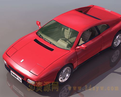 F348汽车模型 小轿车模型