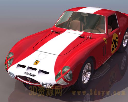 ferrari 250 汽车模型  法拉利汽车模型