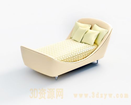 单人床3d模型