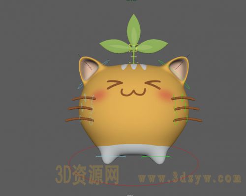 cat 卡通猫咪 卡通大肥猫 卡通猫模型带绑定