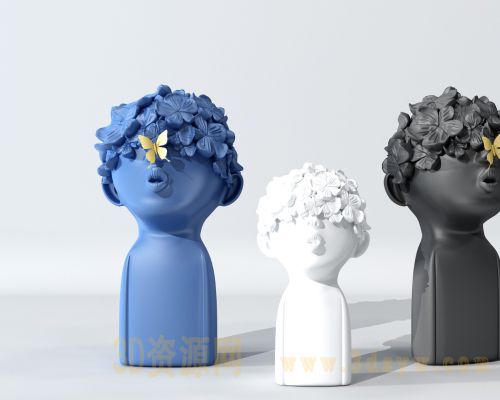 现代童趣抽象人物雕塑摆件 抽象人物工艺品