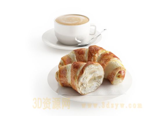 食物模型 面包模型 咖啡模型