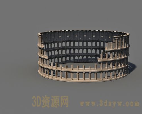 罗马竞技场 罗马斗兽场模型
