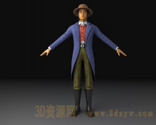 maya男角色模型 男人模型 