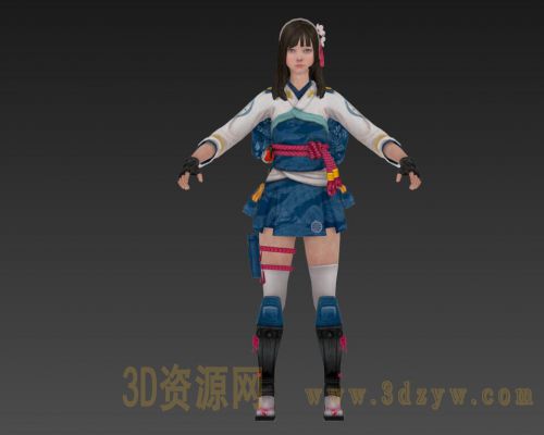 SF2 女角色-桜 Sakura 模型