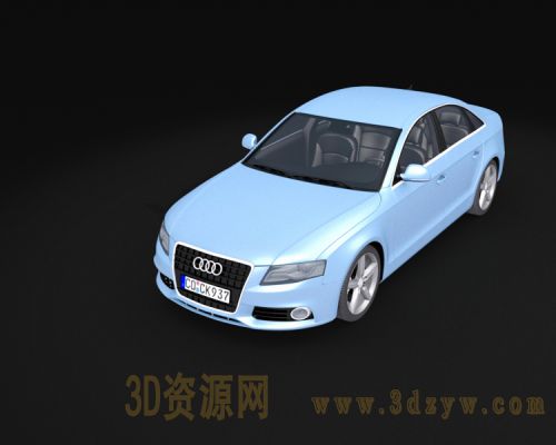 奥迪A4汽车模型 Audi A4汽车