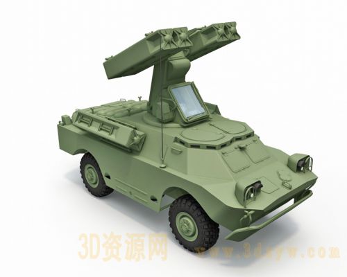 萨姆-9防空导弹模型 SA-9甘斯肯