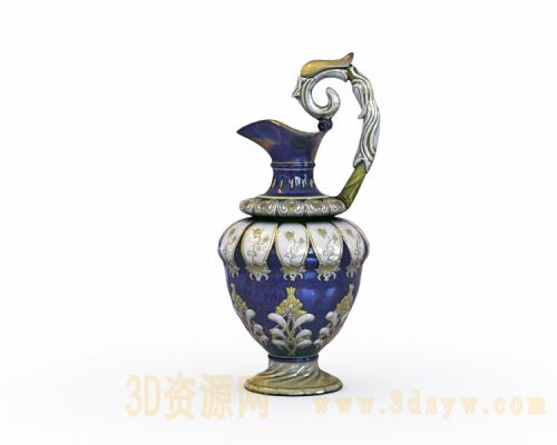瓷瓶 花瓶模型 古董瓷器模型