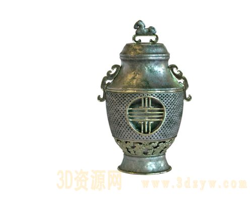 古董琉璃罐子模型 陈设瓷器 玉器皿饰品