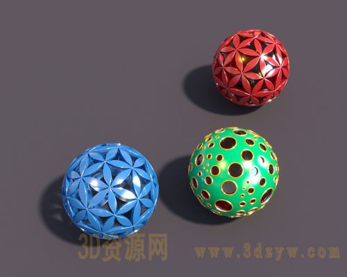 3D打印异面球体模型