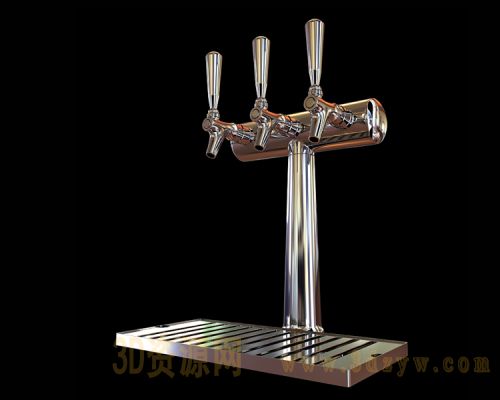 酒吧啤酒酒柱模型 不锈钢酒塔 龙头