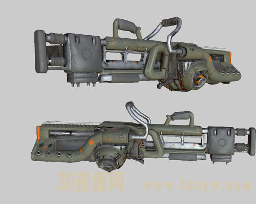 次时代科幻武器模型 科幻枪模型