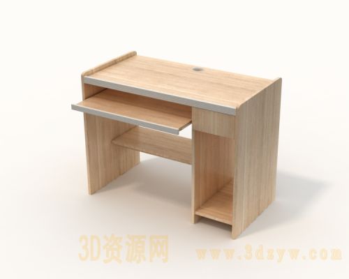 电脑桌模型