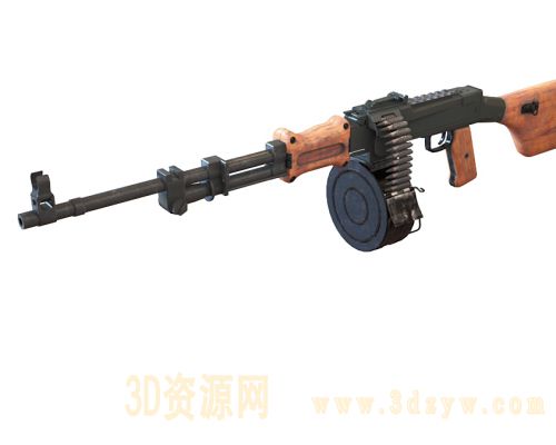 捷格佳廖夫轻机枪模型  RPD机枪