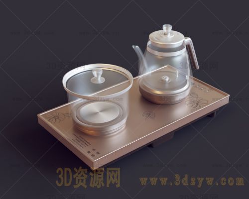 容声茶台电烧水壶模型