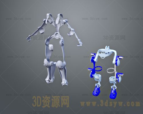 人体外骨骼 助力外骨骼模型