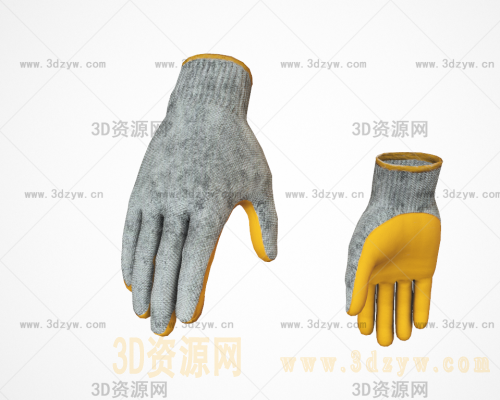 手套模型 劳工线手套