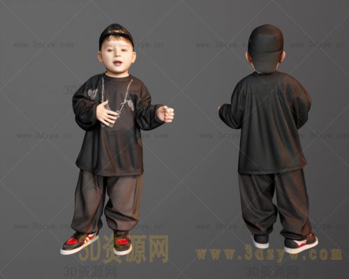 男孩打印模型 男孩手办